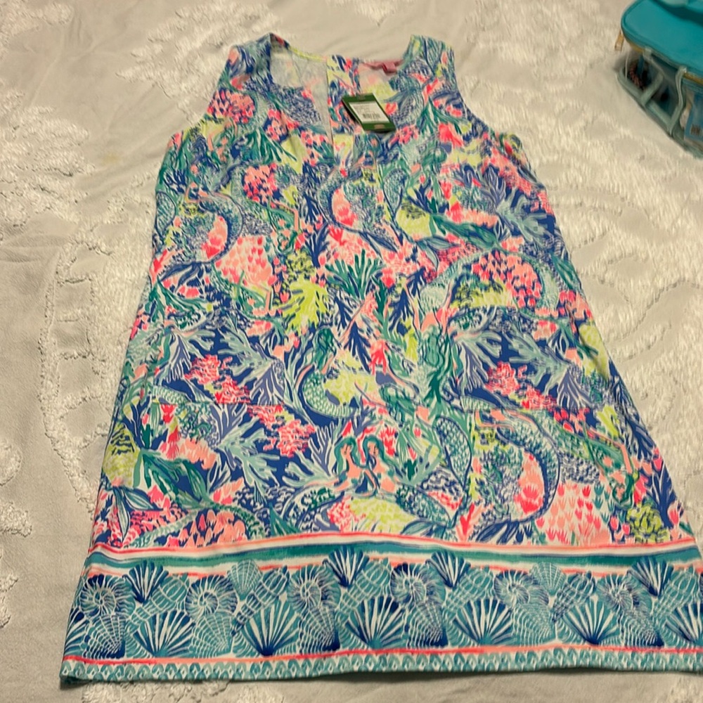 NWT Lilly Pulitzer Mermaids Cove Kelby Stretch Shift